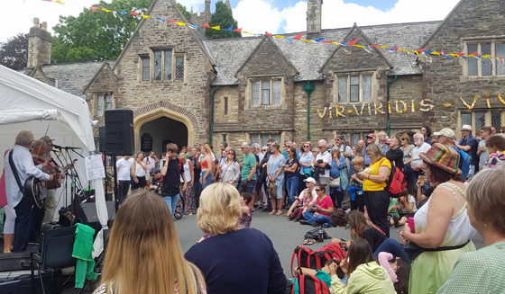 Enjoying the Top Stage